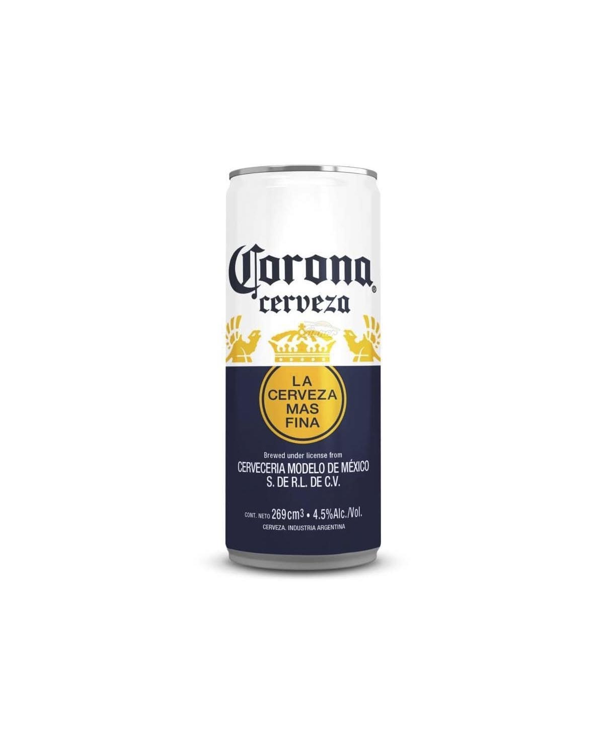 Cerveza Corona Lata x 269 Cc